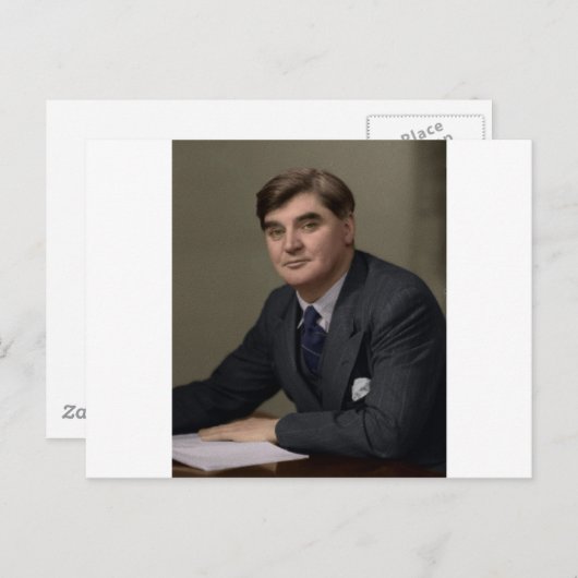 Aneurin "Nye" Bevan Postkarte (Vorne/Hinten)