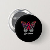 Aneurysm Awareness Butterfly Liebhaber Geschenke Button (Vorne & Hinten)
