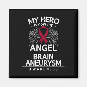 Aneurysm-Awareness-Geschenk Burgundy Ribbon Magnet