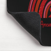 Aneurysm Awareness Hope Rainbow Mousepad (Ecke)