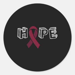 Aneurysm Awareness Hope Runder Aufkleber