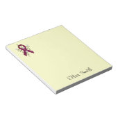 Aneurysm Awareness Notepad Notizblock (angewinkelt)