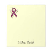 Aneurysm Awareness Notepad Notizblock (Vorderseite)