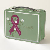 Aneurysm Awareness Ribbon Lunch Box (Rückseite)