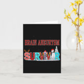 Aneurysma Awareness 11 Karte (Gelbe Blume)