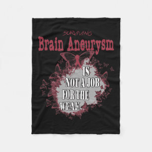 Aneurysma Awareness 1 Fleecedecke