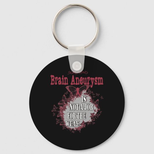 Aneurysma Awareness 1 Schlüsselanhänger (Vorderseite)