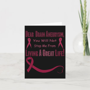 Aneurysma Awareness 7 Karte