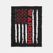 Aneurysma Awareness 9 Fleecedecke (Vorderseite)