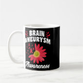 Aneurysma Awareness Blume Multifunktionsleisten-Un Kaffeetasse (Links)