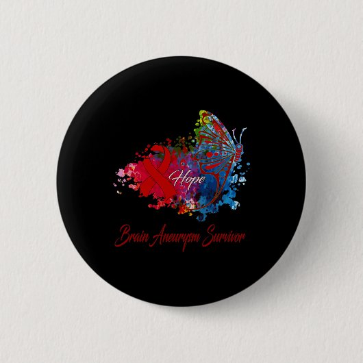 Aneurysma Awareness Button (Vorderseite)
