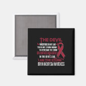 Aneurysma Awareness, dass ich der Sturmteufel bin Magnet (Vorderseite/Rückseite)