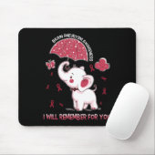 Aneurysma Awareness Elephant 1 Mousepad (Mit Mouse)