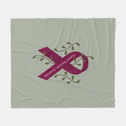 Aneurysma Awareness Fleece Blanket (Vorderseite (Horizontal))