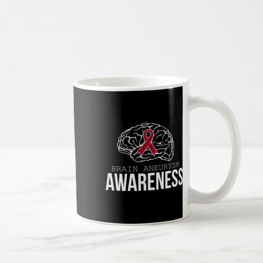 Aneurysma Awareness für Männer Kaffeetasse (Rechts)