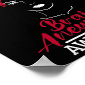 Aneurysma Awareness Gehirn Operation Supporter Gra Poster (Ecke)