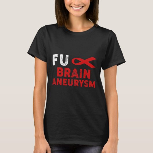 Aneurysma Awareness Support Survivor T-Shirt (Vorderseite)
