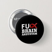 Aneurysma Awareness Supporter Intrakranialer Kämpf Button (Vorne & Hinten)