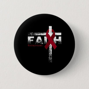 Aneurysma Bewusstsein Christliches Glaube und Kreu Button