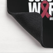 Aneurysma-Bewusstsein eines Kriegers Mousepad (Ecke)
