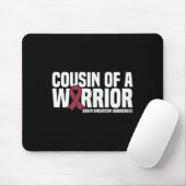 Aneurysma-Bewusstsein eines Kriegers Mousepad (Mit Mouse)
