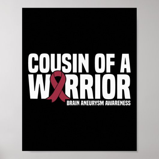 Aneurysma-Bewusstsein eines Kriegers Poster (Vorne)