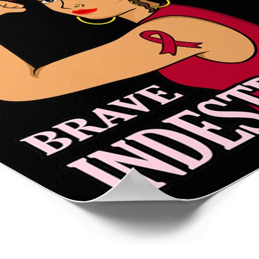 Aneurysma Survivor Awareness Month Supporter Graph Poster (Ecke)