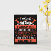 Aneurysma Survivor Gehirnbewusstsein Operation Gra Karte (Gelbe Blume)