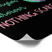Aneurysma Survivor Nothing Scares Me 1 Poster (Ecke)