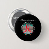 Aneurysma Warrior I'm Fine 1 Button (Vorne & Hinten)