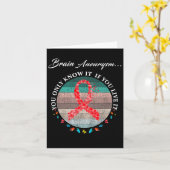 Aneurysma Warrior I'm Fine 1 Karte (Gelbe Blume)