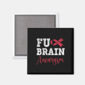 Aneurysma Warrior Medical Condition Aneurysm Aware Magnet (Vorderseite/Rückseite)