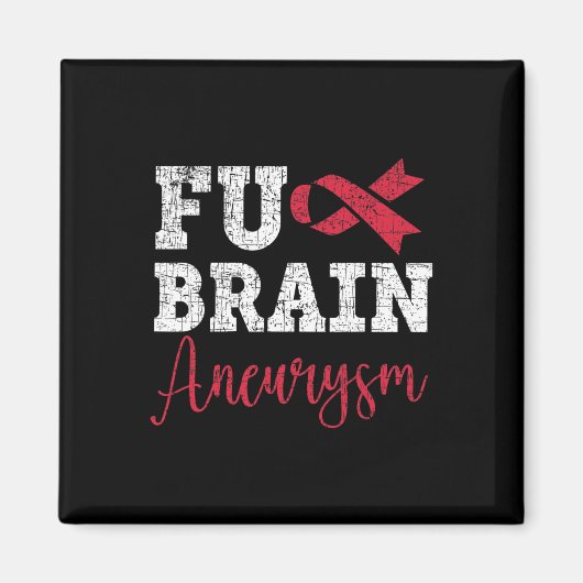 Aneurysma Warrior Medical Condition Aneurysm Aware Magnet (Vorne)