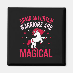 Aneurysma Warriors Magical Awareness Month Graphic Magnet