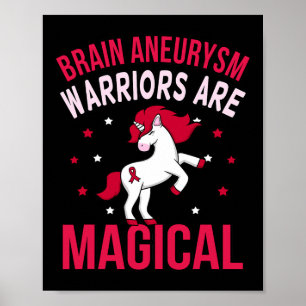 Aneurysma Warriors Magical Awareness Month Graphic Poster