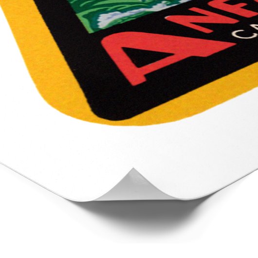 Anfa Hotel Casablanca Poster (Ecke)