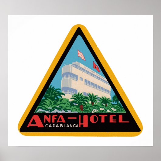 Anfa Hotel Casablanca Poster (Vorne)
