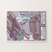 Anfahrt Cartoon Jigsaw Puzzle (Horizontal)