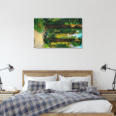 Anfahrt durch den Riesenwald, Redwood Leinwanddruck (Insitu (Schlafzimmer))