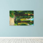 Anfahrt durch den Riesenwald, Redwood Leinwanddruck (Insitu (Holzboden))