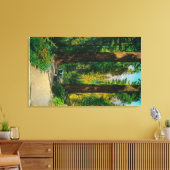 Anfahrt durch den Riesenwald, Redwood Leinwanddruck (Insitu (Wohnzimmer))