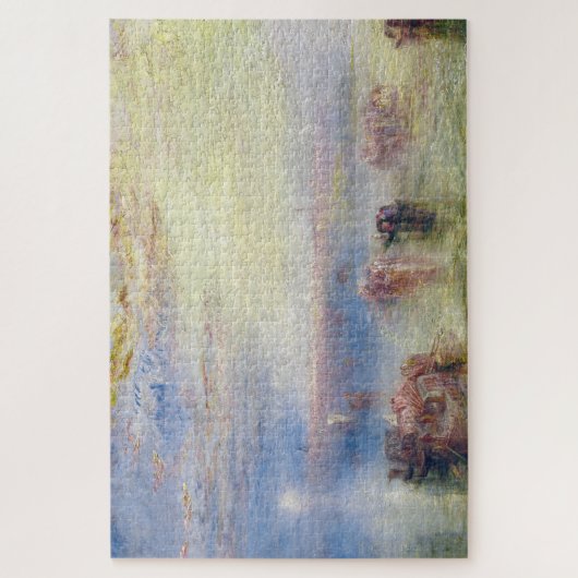 Anfahrt nach Venedig durch William Turner Puzzle (Vertikal)