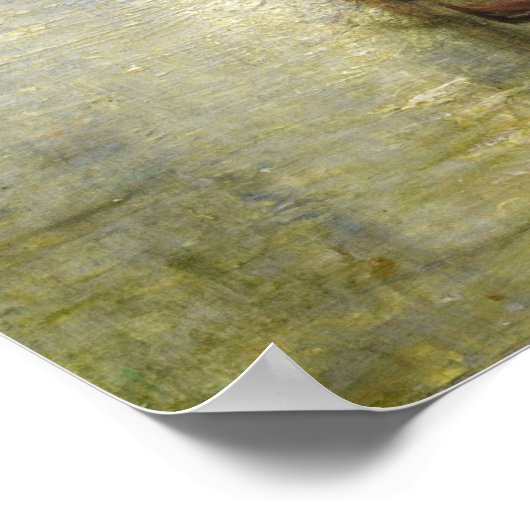 Anfahrt nach Venedig - William Turner Kunst Poster (Ecke)