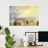 Anfahrt nach Venedig - William Turner Kunst Poster (Heimbüro)