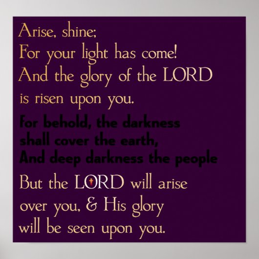 Anfahrt & Shine Poster (Vorne)