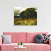 Anfahrt Sturm - Edward Mitchell Banister Leinwanddruck (Insitu (Wohnzimmer))