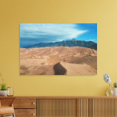 Anfahrt zum Sturm in den Dünen Leinwanddruck (Insitu (Wohnzimmer))