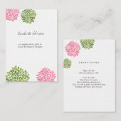 Anfahrtsskizzen für die Registrierung von Hochzeit Begleitkarte (Vorne/Hinten)