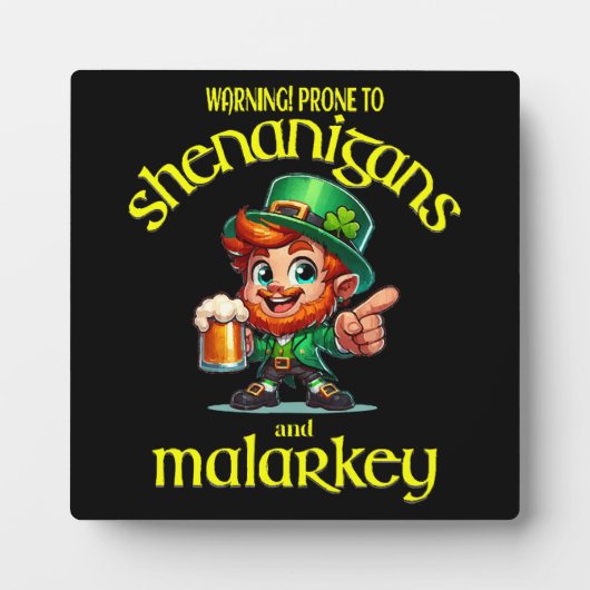 Anfällig für Schabernack Fotoplatte (Vorderseite)