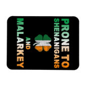 Anfällig für Shenanigans und Malarkey St Patricks  Magnet (Horizontal)
